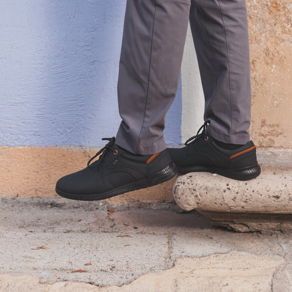 Zapato Casual Est. 9608 Nobuck Negro