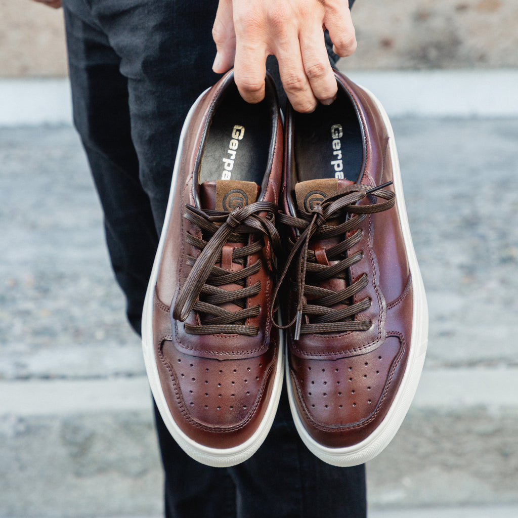 Sneaker de Piel Gerpa 1908 Café