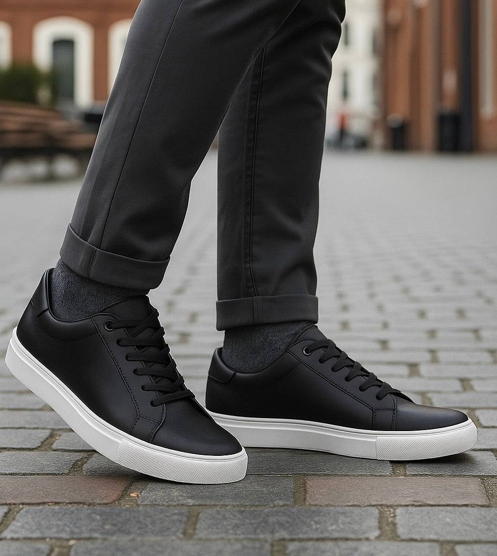 Tenis Casual Est. 9001 Nappa Negro