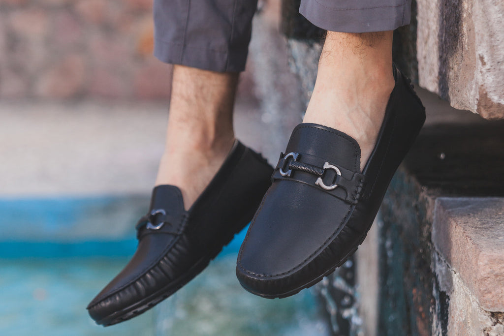 Mocasín Driver 4002 Nappa Negro