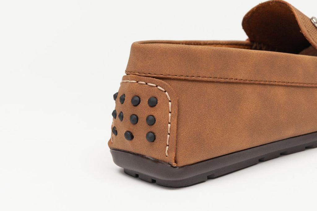 Mocasín Driver 5510 Nobuck Tan