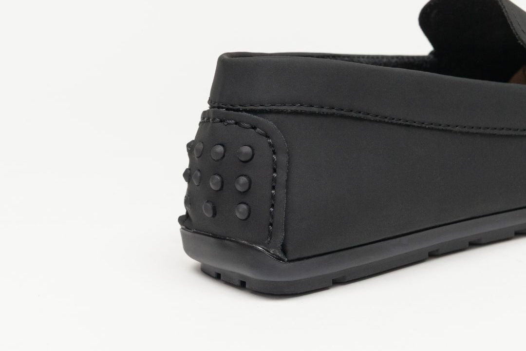 Mocasín Driver 5520 Nobuck Negro