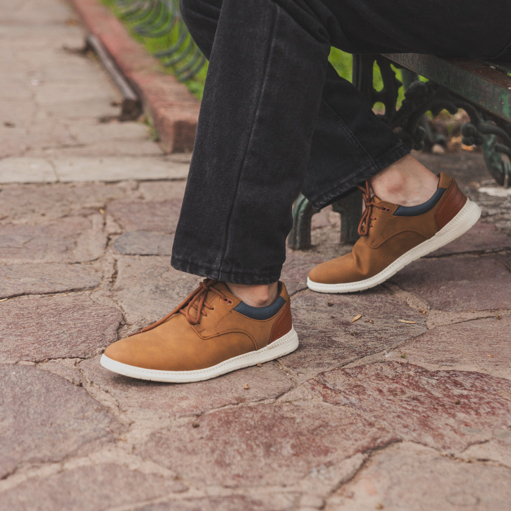 Zapato Casual Est. 9602 Nobuck Tan