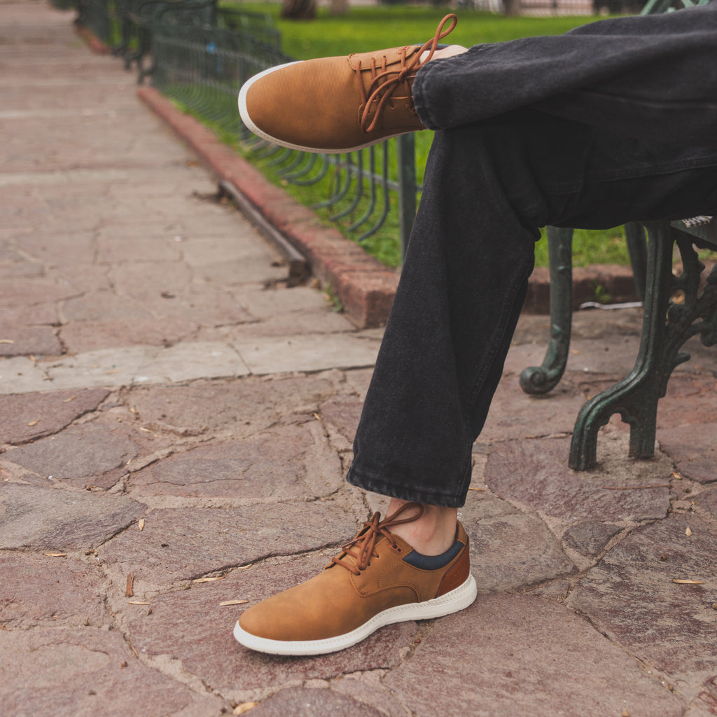 Zapato Casual Est. 9602 Nobuck Tan