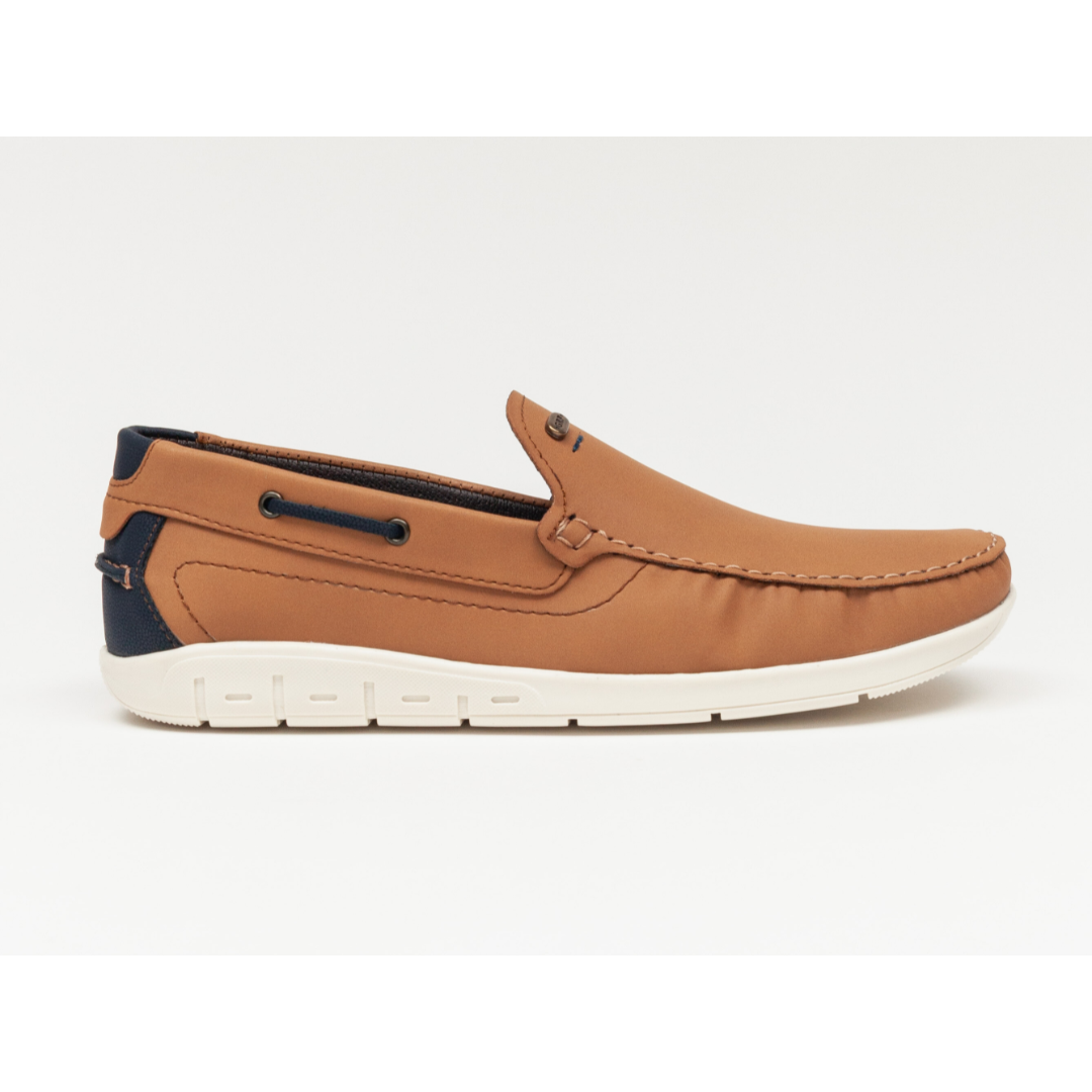 Mocasín Top Sider Est. 8530 Nobuck Camel/Marino