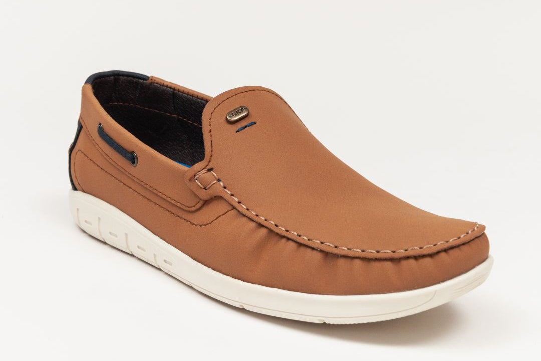 Mocasín Top Sider 8530 Nobuck Camel/Marino