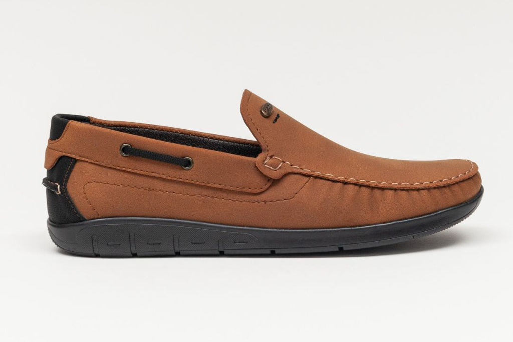 Mocasín Top Sider 8530 Nobuck Camel/Negro