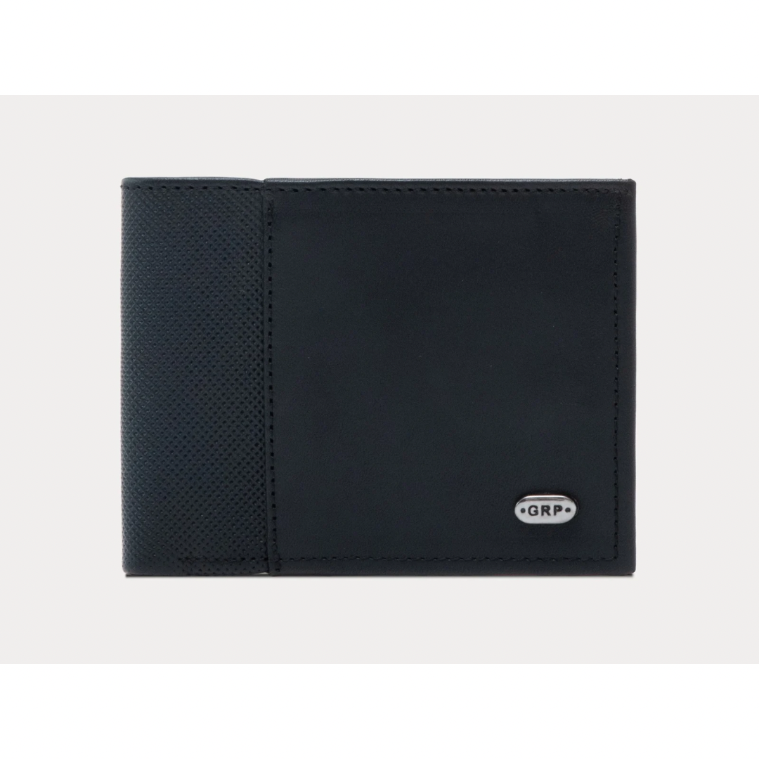 Cartera de Hombre Gerpa Piel Genuina Atanado Negro